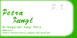 petra kungl business card